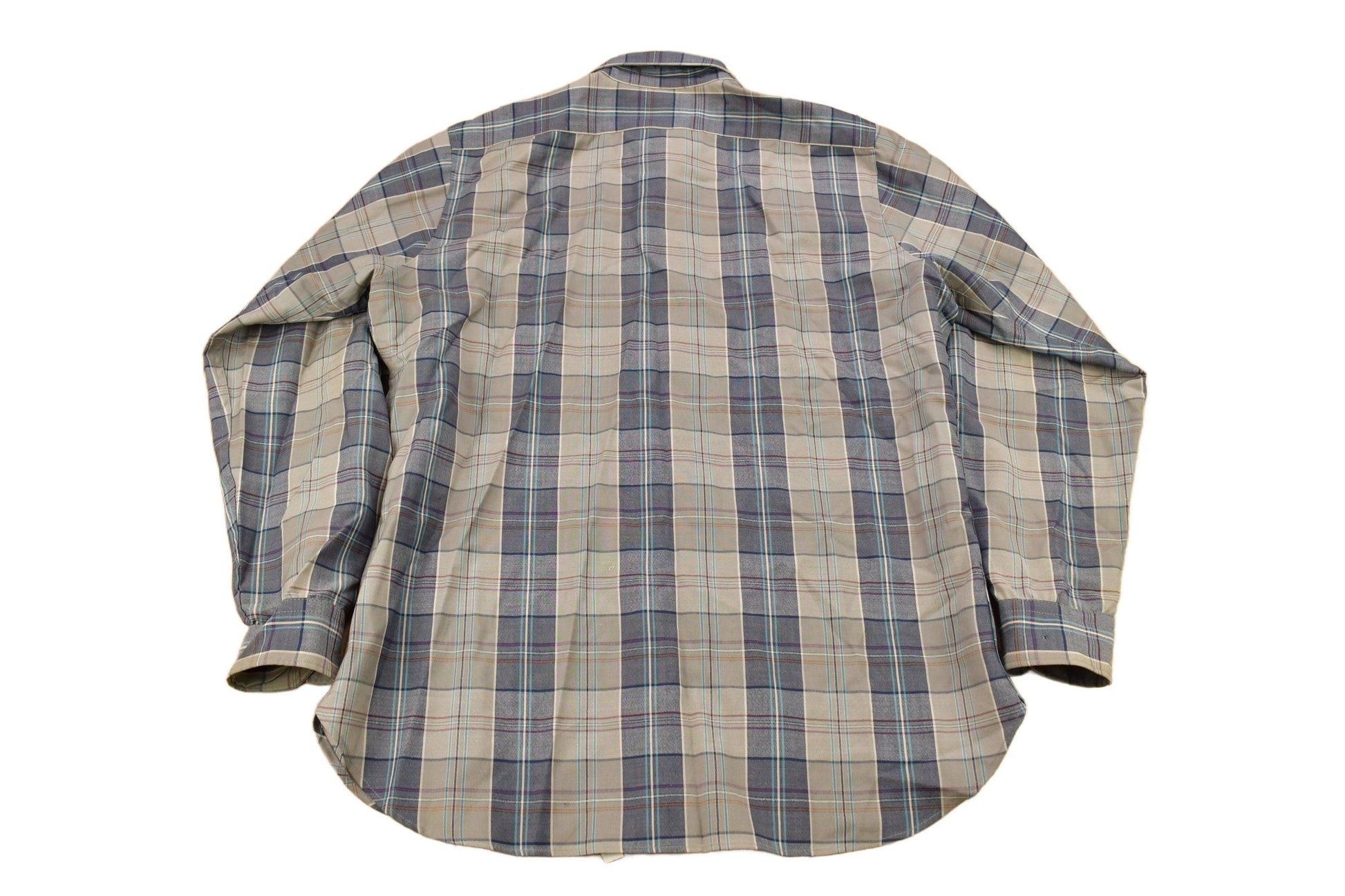 Pendleton Clothing > Men's Clothing > Shirts & Tees > Oxfords & Button Downs Vintage 1970s Pendleton Plaid Button Up Shirt Men's 2XL