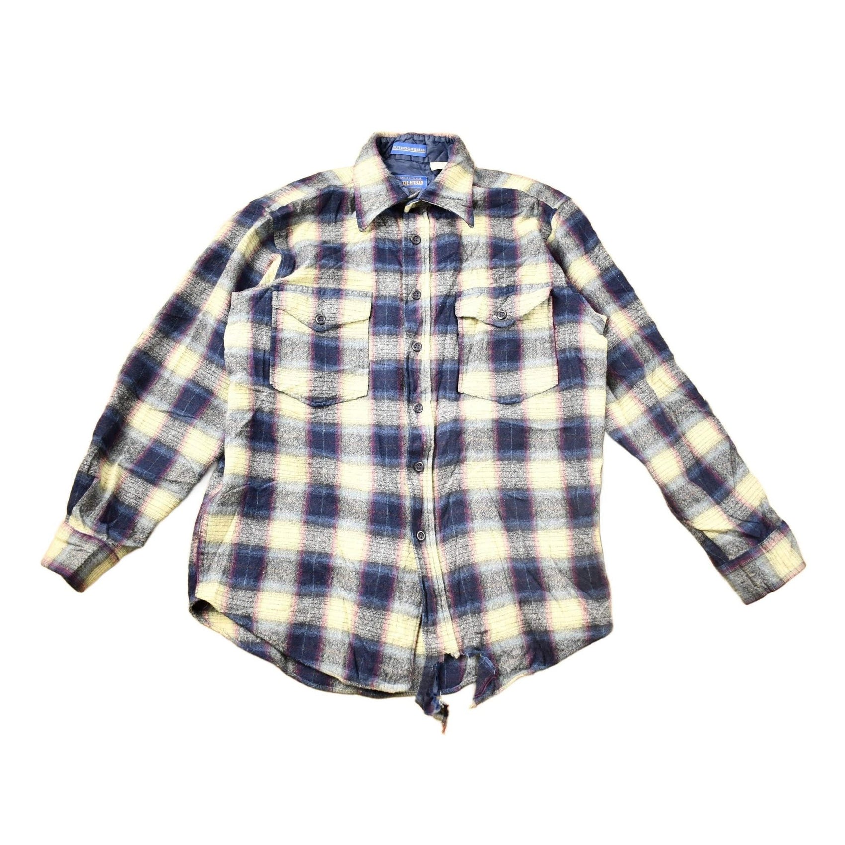 Pendleton Clothing > Men's Clothing > Shirts & Tees > Oxfords & Button Downs Vintage 1980s Pendleton Outdoorsman Plaid Button Up Shirt Men's Medium