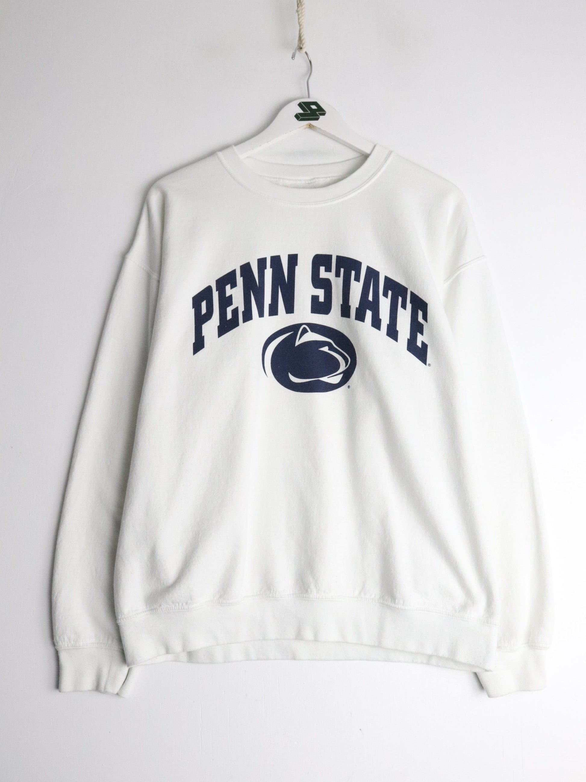 Penn State Nittany Lions Sweatshirt Mens Large White College