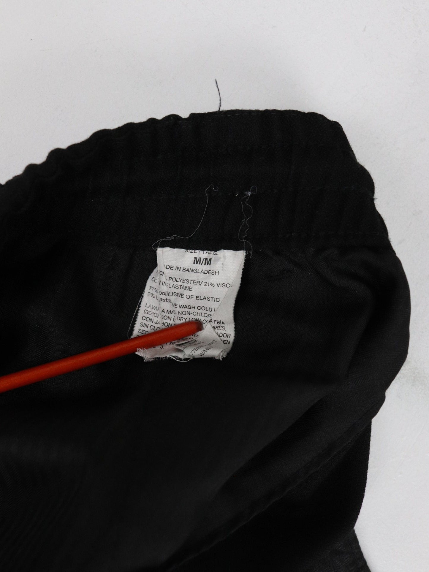 Perry Ellis Pants Mens Medium Black Very Slim Fit Trousers