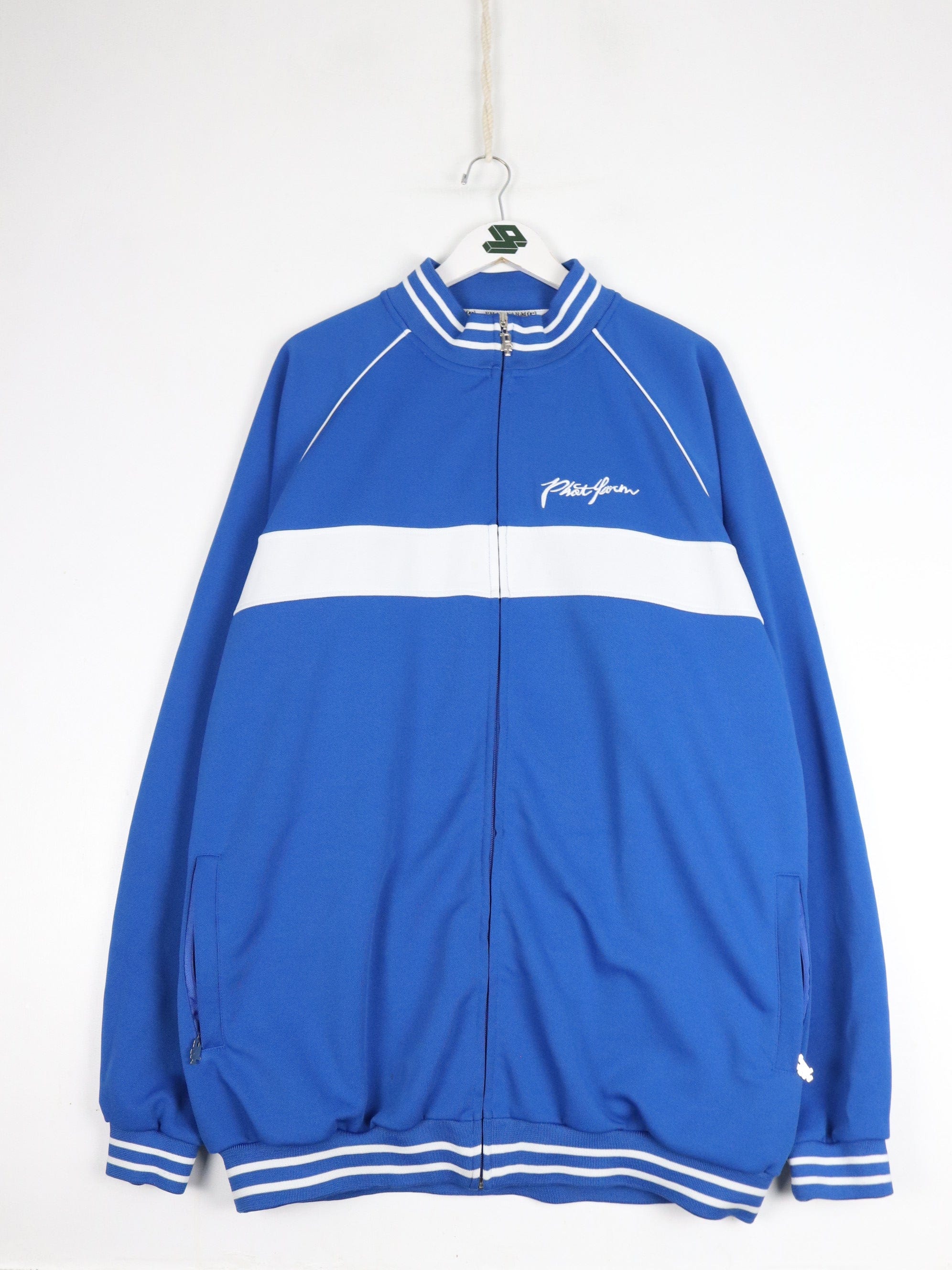 Phat Farm Track Jacket Mens 2XL Blue Y2K – Proper Vintage