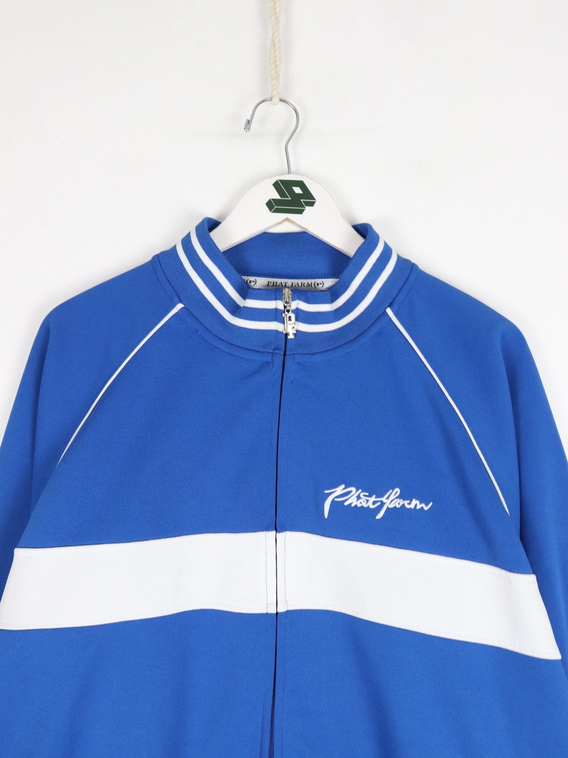 Phat Farm Track Jacket Mens 2XL Blue Y2K from propervintagecanada