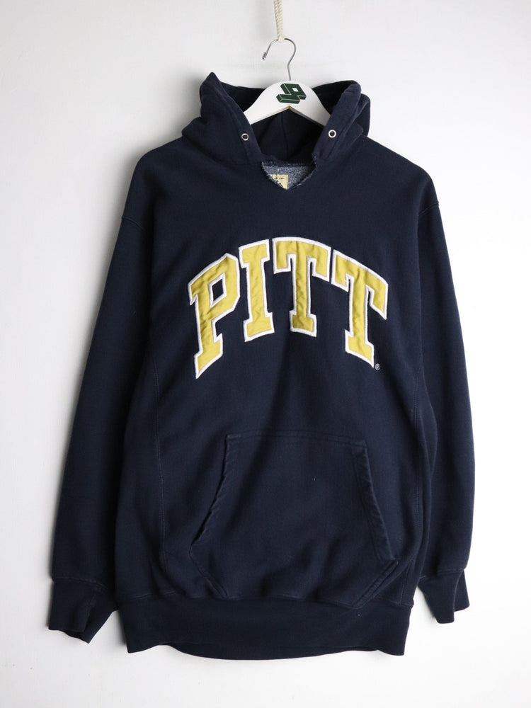 Pittsburgh Panthers Sweatshirt Mens Medium Blue College Hoodie from propervintagecanada