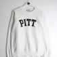 Pittsburgh Panthers Sweatshirt Mens Medium White Collegiate from propervintagecanada