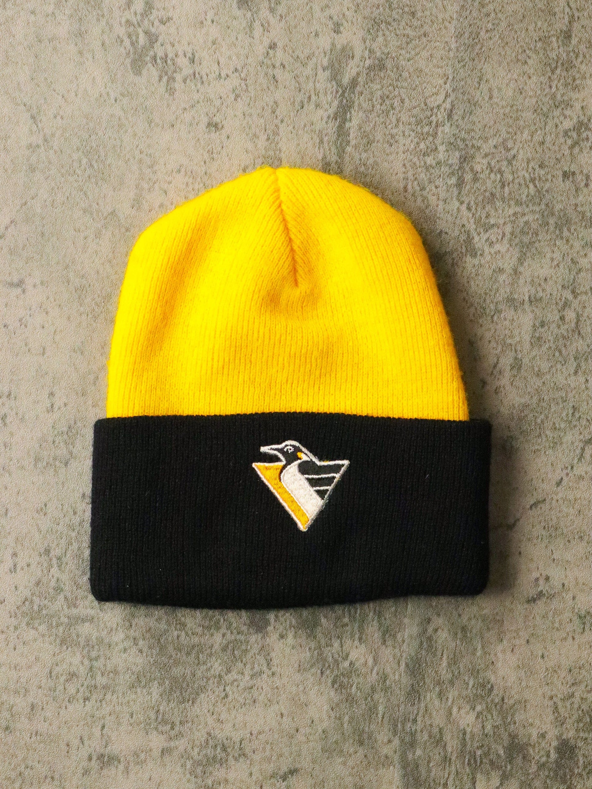 Pittsburgh Penguins Beanie Adult Yellow NHL