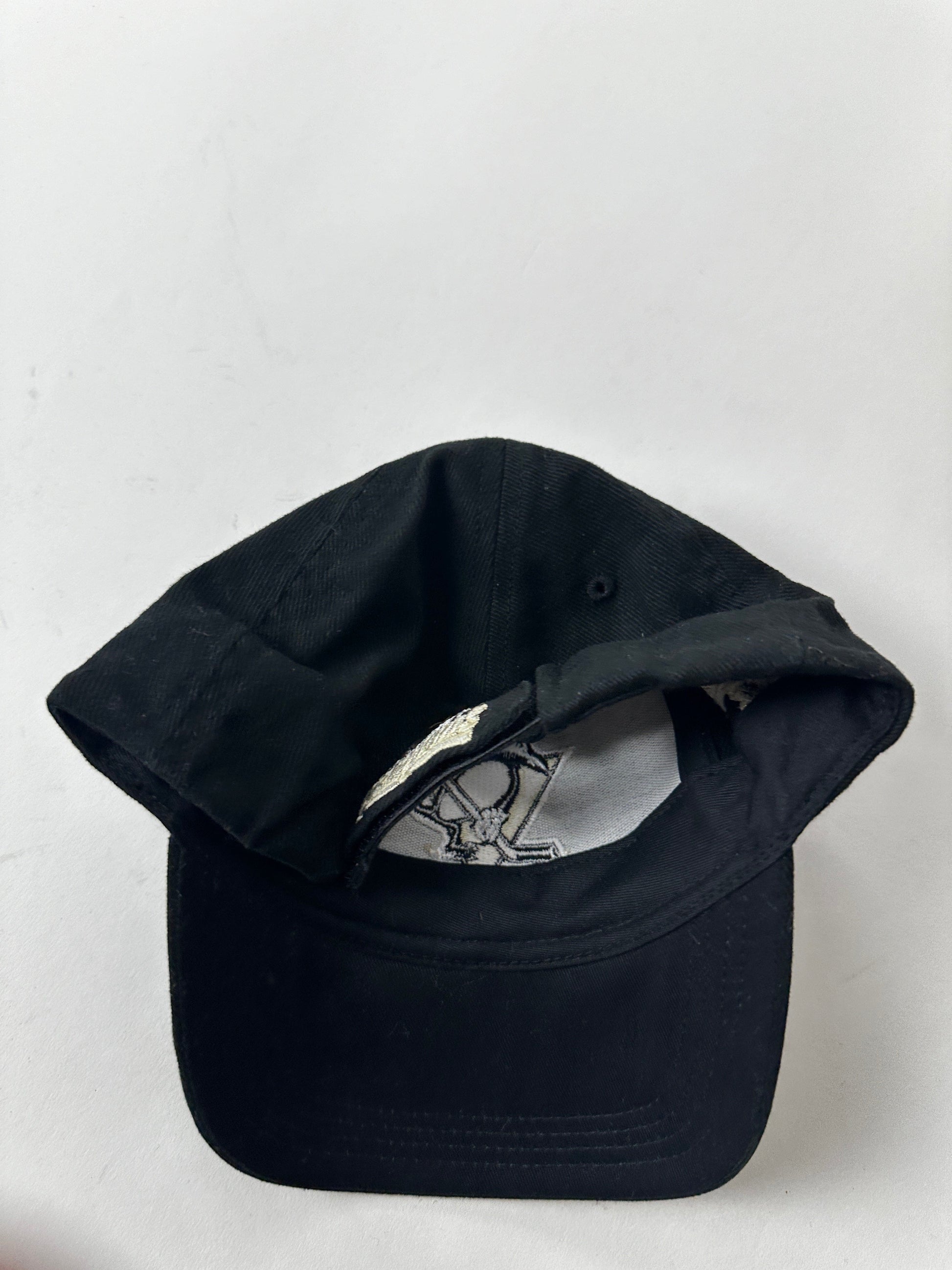 Pittsburgh Penguins Hat Cap Youth Black NHL Strap Back