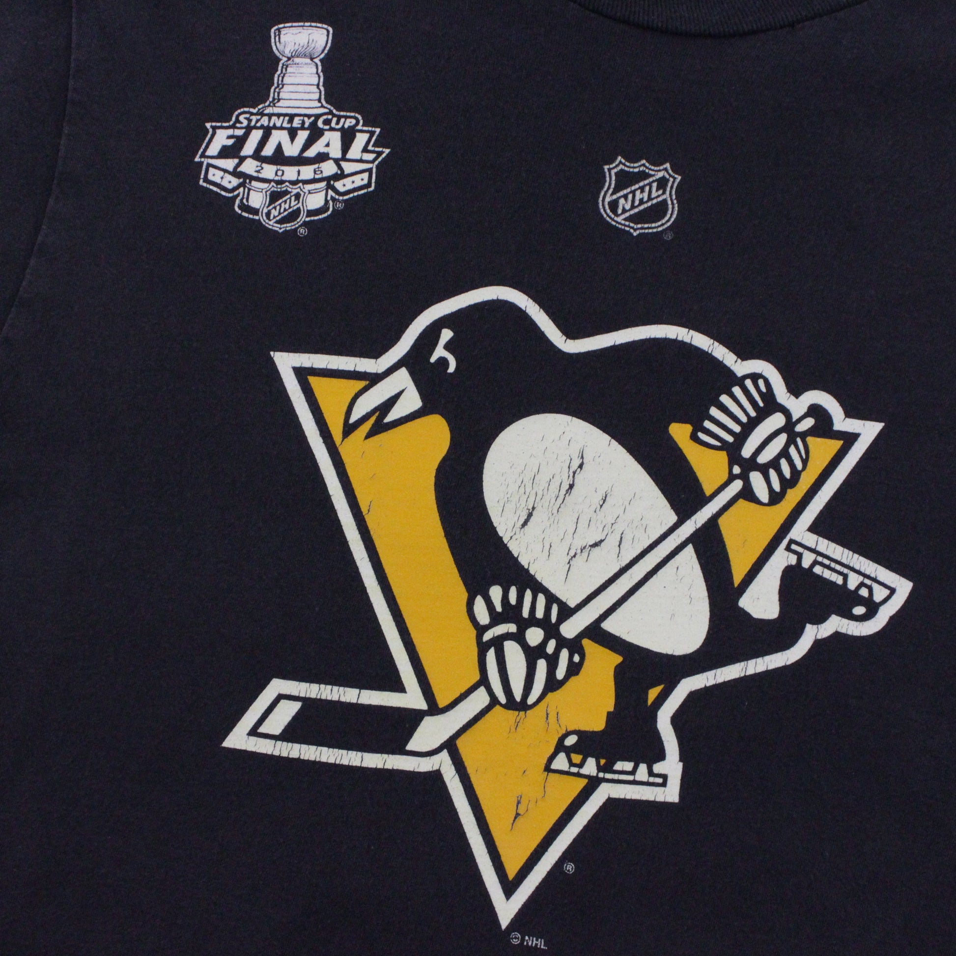 Pittsburgh Penguins Matt Murray T Shirt Mens Medium Black Reebok NHL Stanley Cup