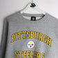 Pittsburgh Steelers Sweatshirt Mens XL Grey from propervintagecanada