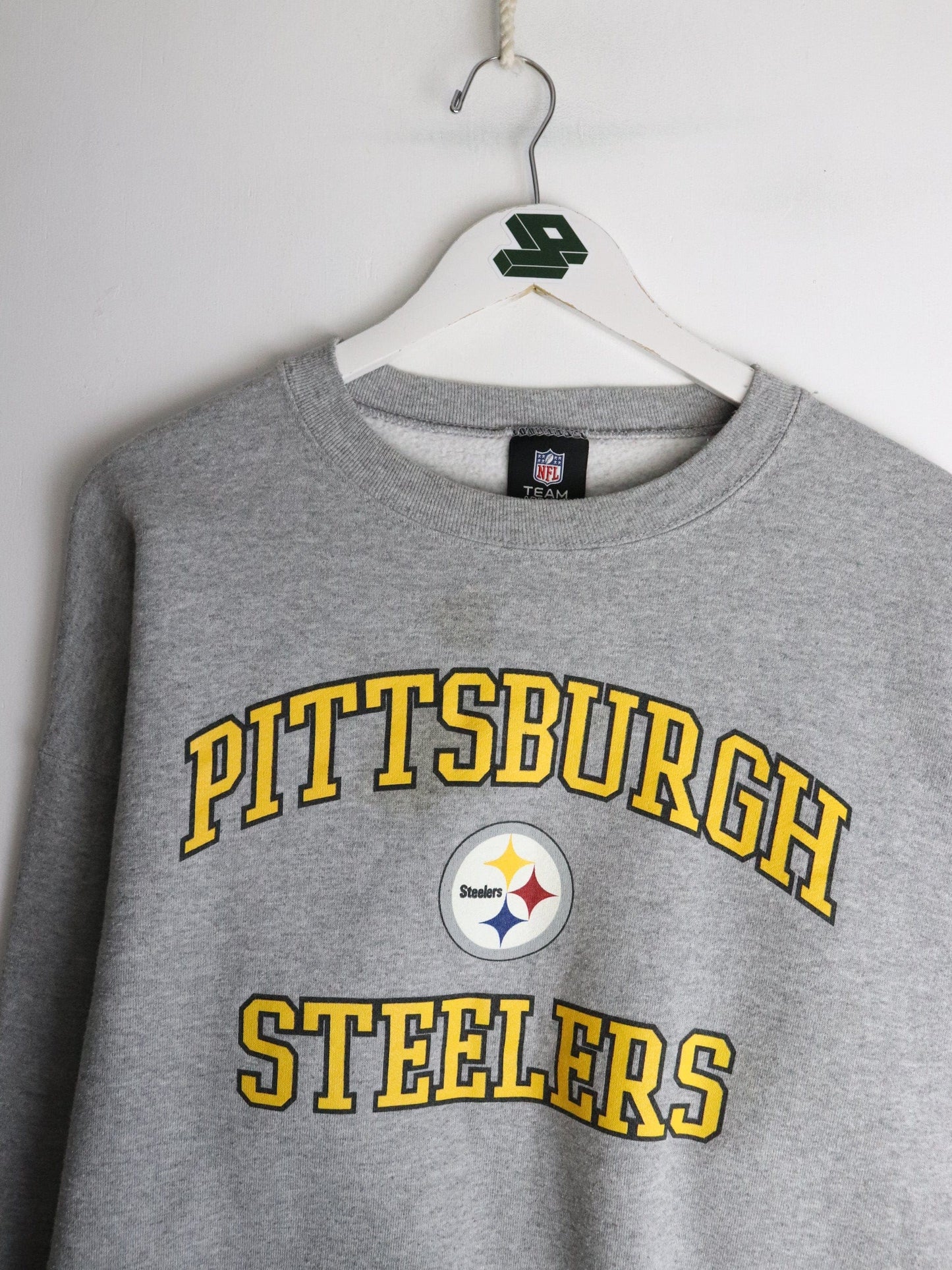 Pittsburgh Steelers Sweatshirt Mens XL Grey from propervintagecanada