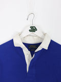 Ralph Lauren Polo Shirt Mens Small Colorbocked Casual Spell Out