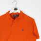 Polo Button Up Shirts Ralph Lauren Polo Shirt Mens Small Orange