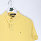 Polo Button Up Shirts Ralph Lauren Polo Shirt Mens Small Yellow Pony Casual