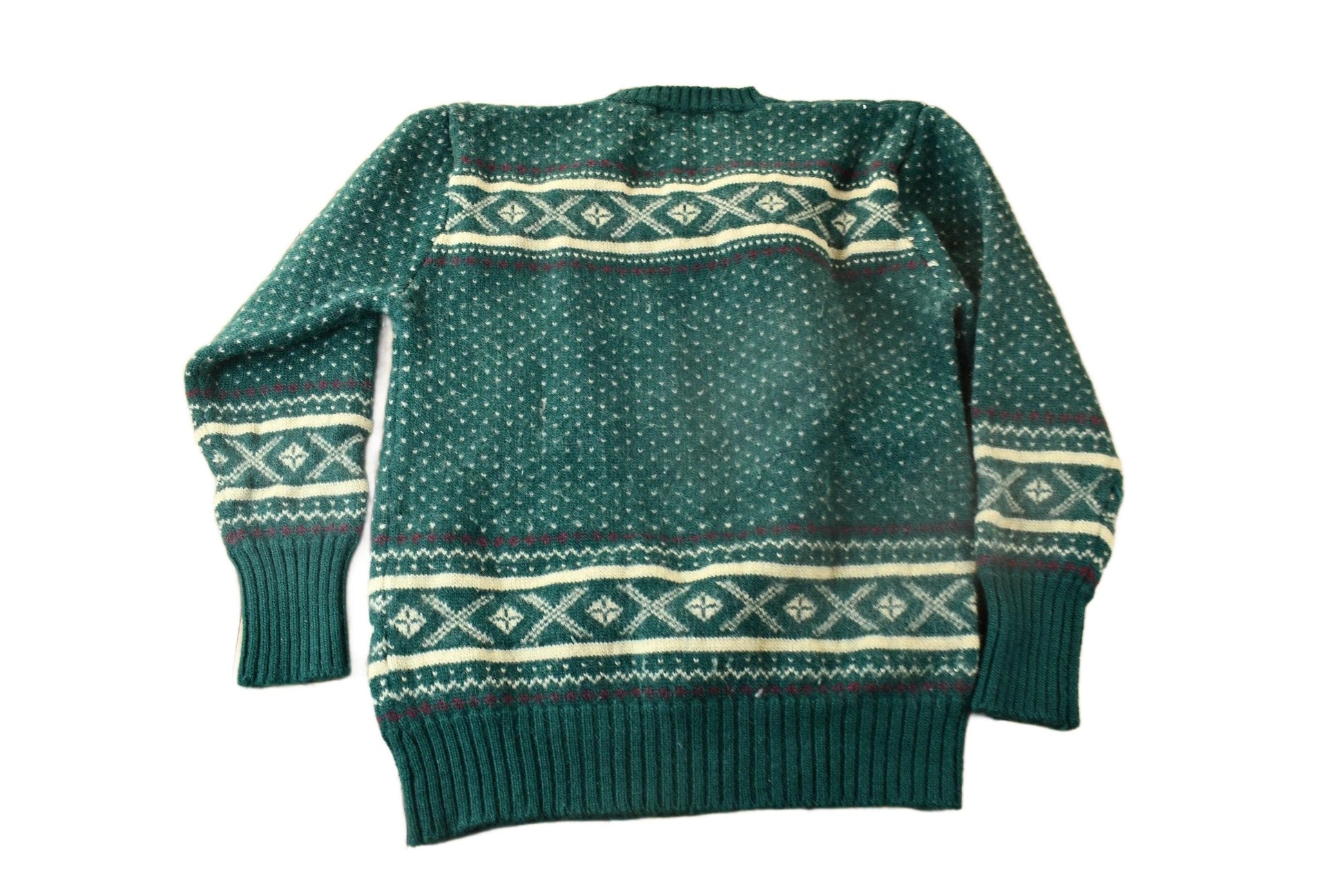 Polo Clothing > Gender Neutral Adult Clothing > Hoodies & Sweatshirts > Sweatshirts Vintage 1980s Polo Ralph Lauren Snowflake Knit Crewneck Sweater Men's S