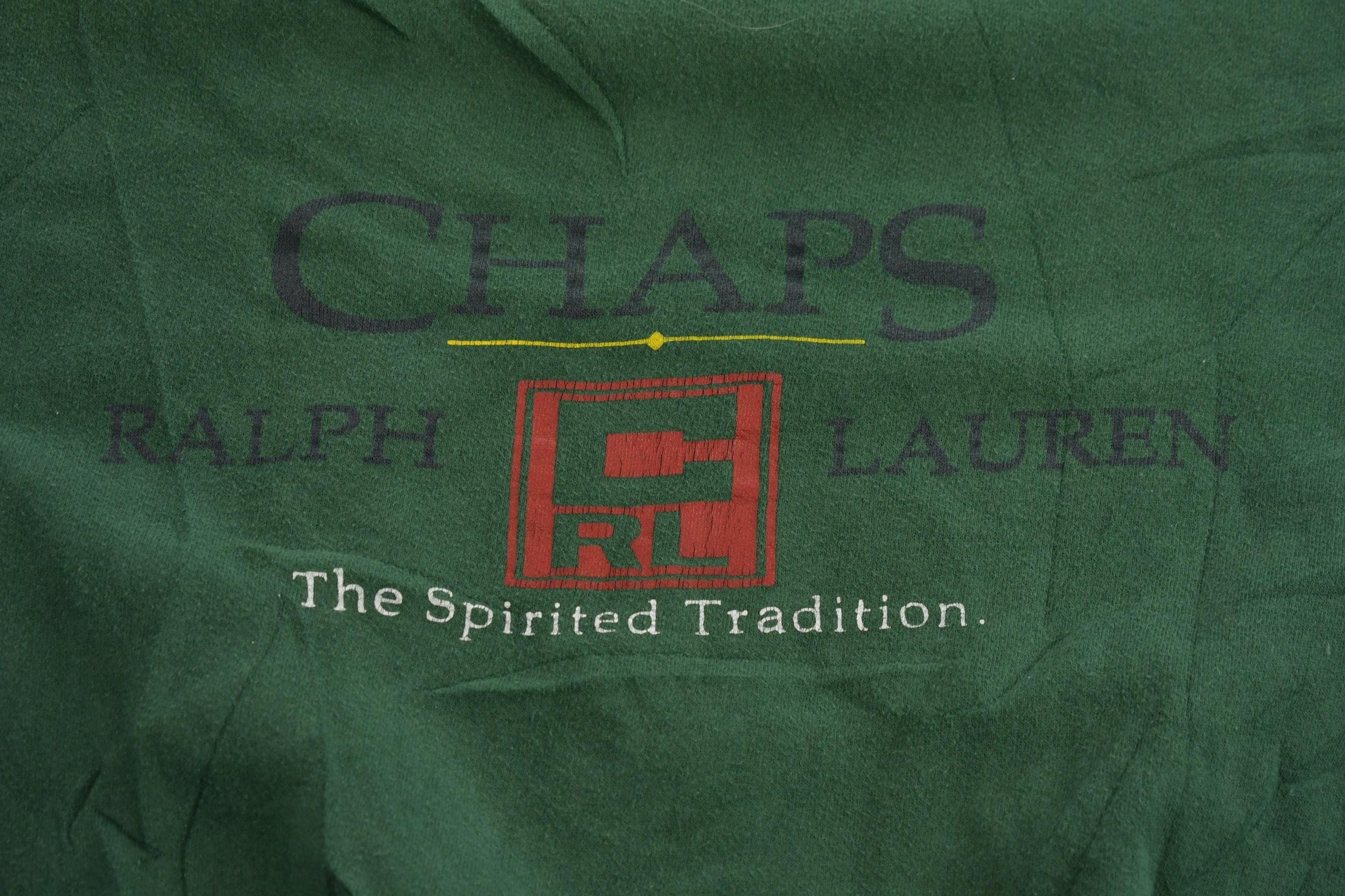 Polo Clothing > Gender Neutral Adult Clothing > Hoodies & Sweatshirts > Sweatshirts Vintage 1990s Champs x Ralph Lauren Pine Green Crewneck Sweatshirt Men's M