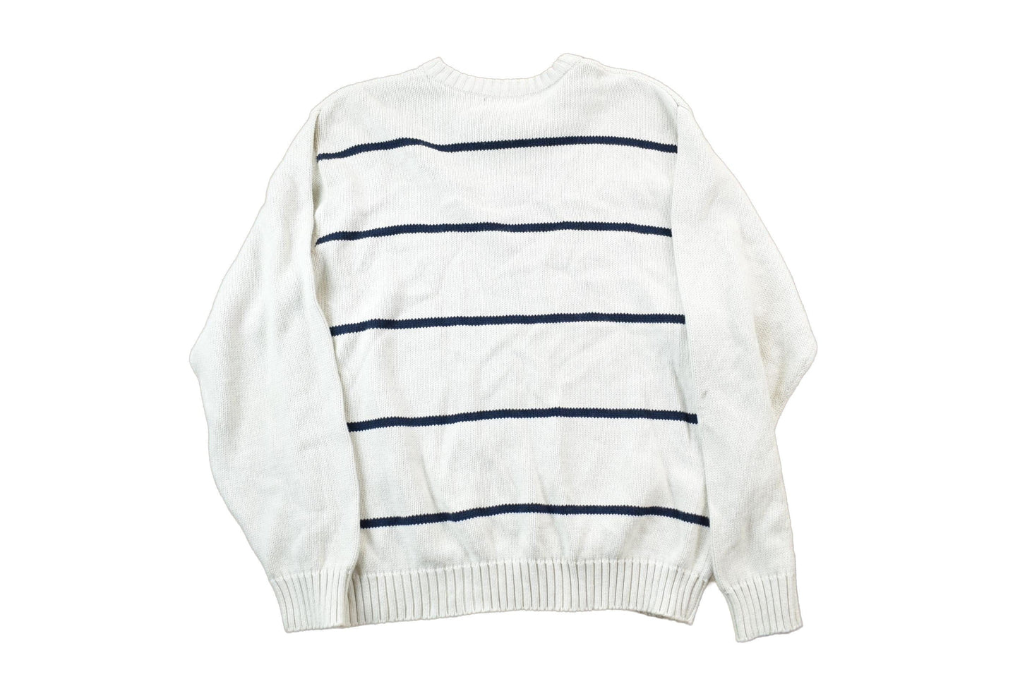 Polo Clothing > Gender Neutral Adult Clothing > Hoodies & Sweatshirts > Sweatshirts Vintage 1990s Chaps Ralph Lauren Knit Crewneck Sweater Men's Large