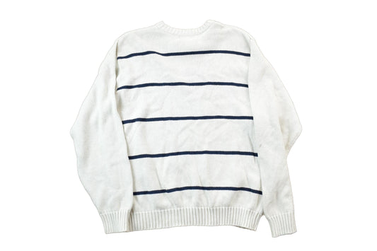 Polo Clothing > Gender Neutral Adult Clothing > Hoodies & Sweatshirts > Sweatshirts Vintage 1990s Chaps Ralph Lauren Knit Crewneck Sweater Men's Large