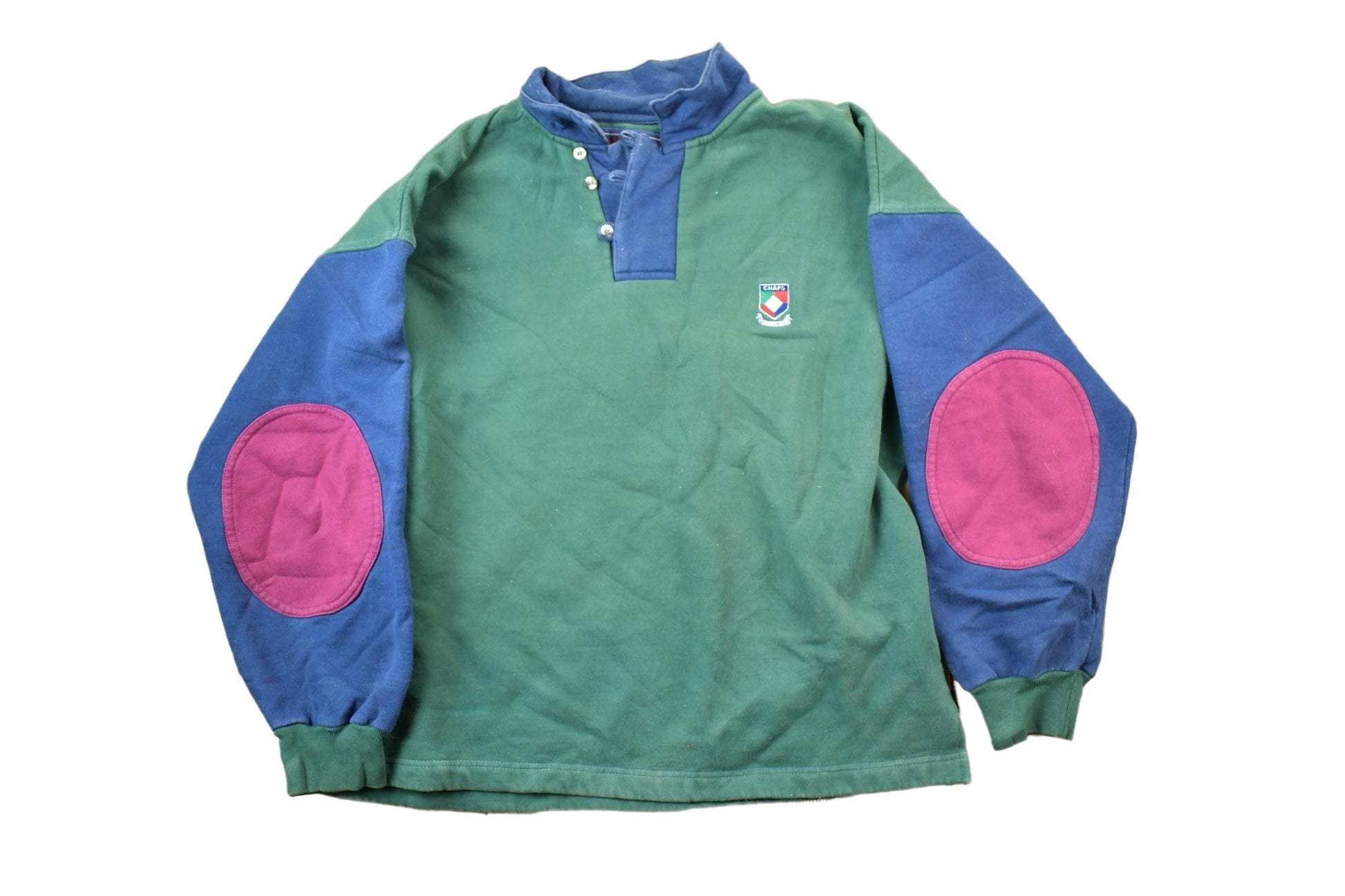 Polo Clothing > Gender Neutral Adult Clothing > Hoodies & Sweatshirts > Sweatshirts Vintage 1990s Chaps Ralph Lauren Sweatshirt Men's Large