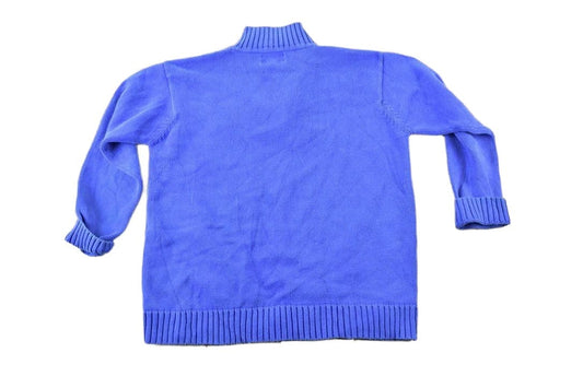 Polo Clothing > Gender Neutral Adult Clothing > Hoodies & Sweatshirts > Sweatshirts Vintage 1990s Lauren Cable Knit Mockneck Sweater Men's Large