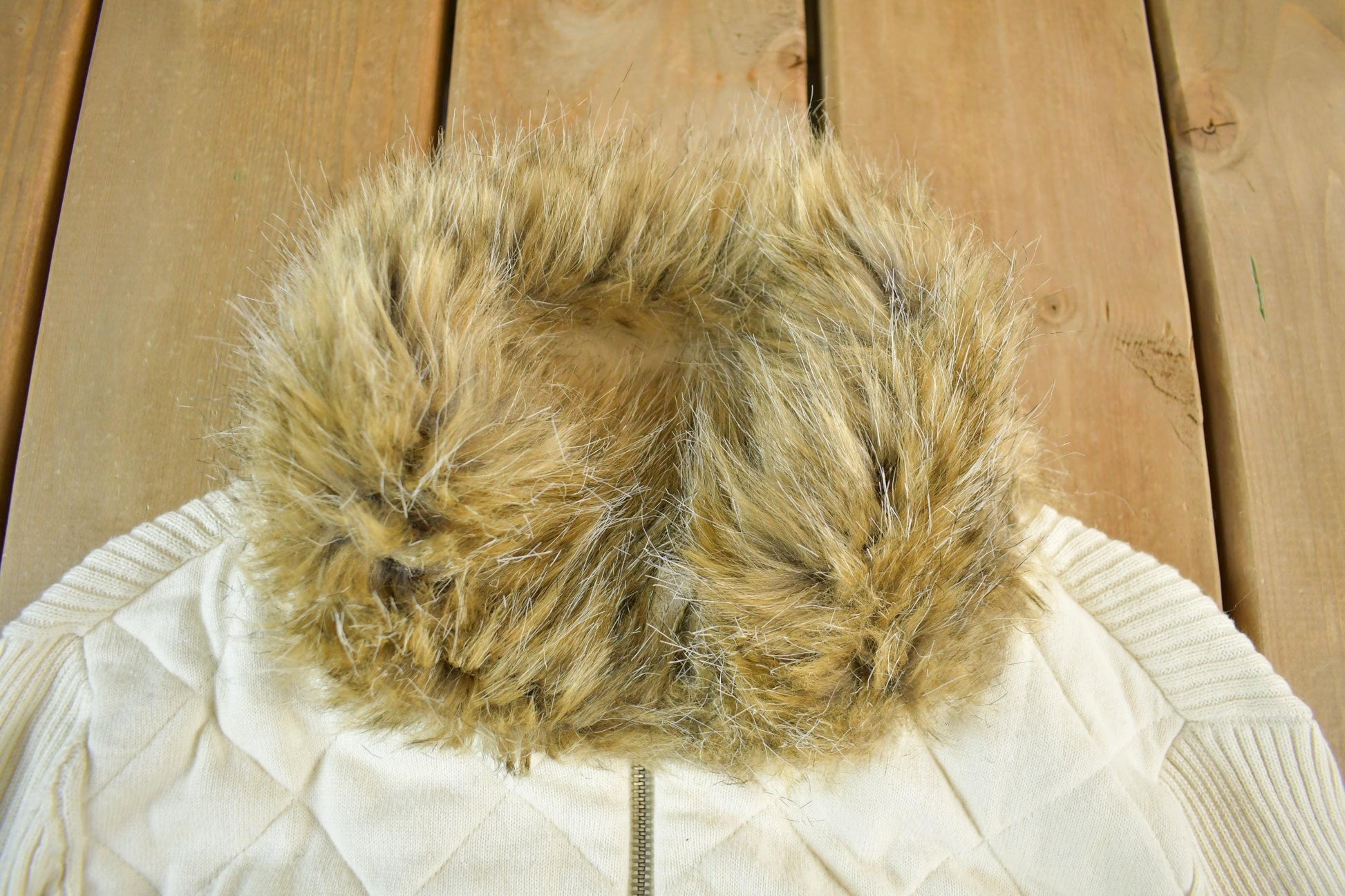 Polo Clothing > Gender Neutral Adult Clothing > Hoodies & Sweatshirts > Sweatshirts Vintage 1990s Lauren Ralph Lauren Wool Knit Full Zip Sweater Jacket Women's Medium