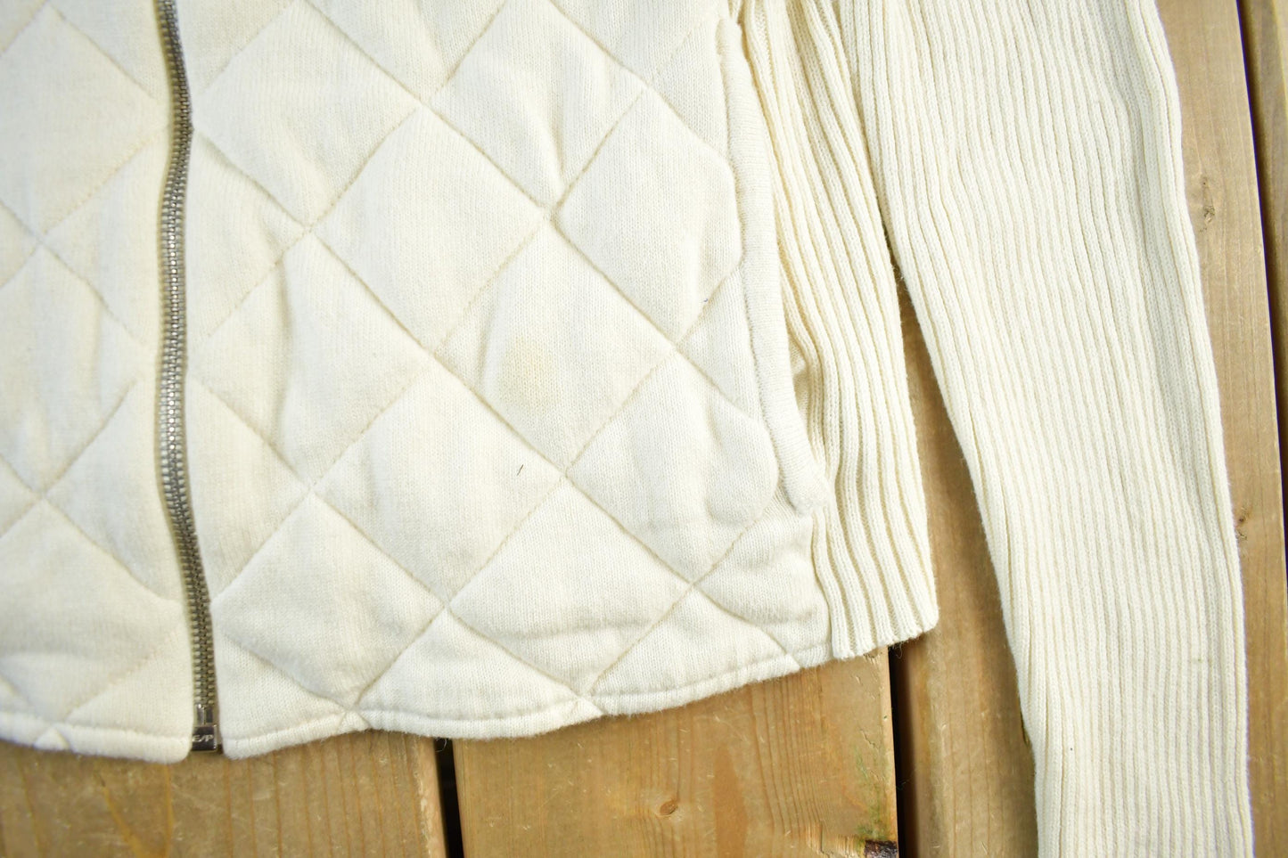 Polo Clothing > Gender Neutral Adult Clothing > Hoodies & Sweatshirts > Sweatshirts Vintage 1990s Lauren Ralph Lauren Wool Knit Full Zip Sweater Jacket Women's Medium