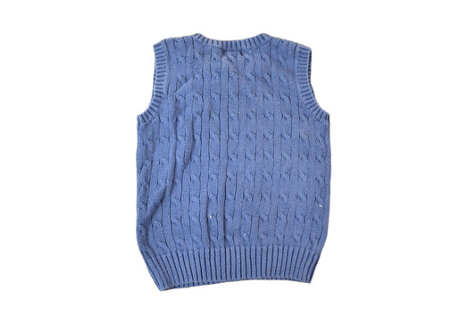 Polo Clothing > Gender Neutral Adult Clothing > Hoodies & Sweatshirts > Sweatshirts Vintage 1990s Polo By Ralph Lauren Cable Knit Crewneck Sweater Vest Youth S