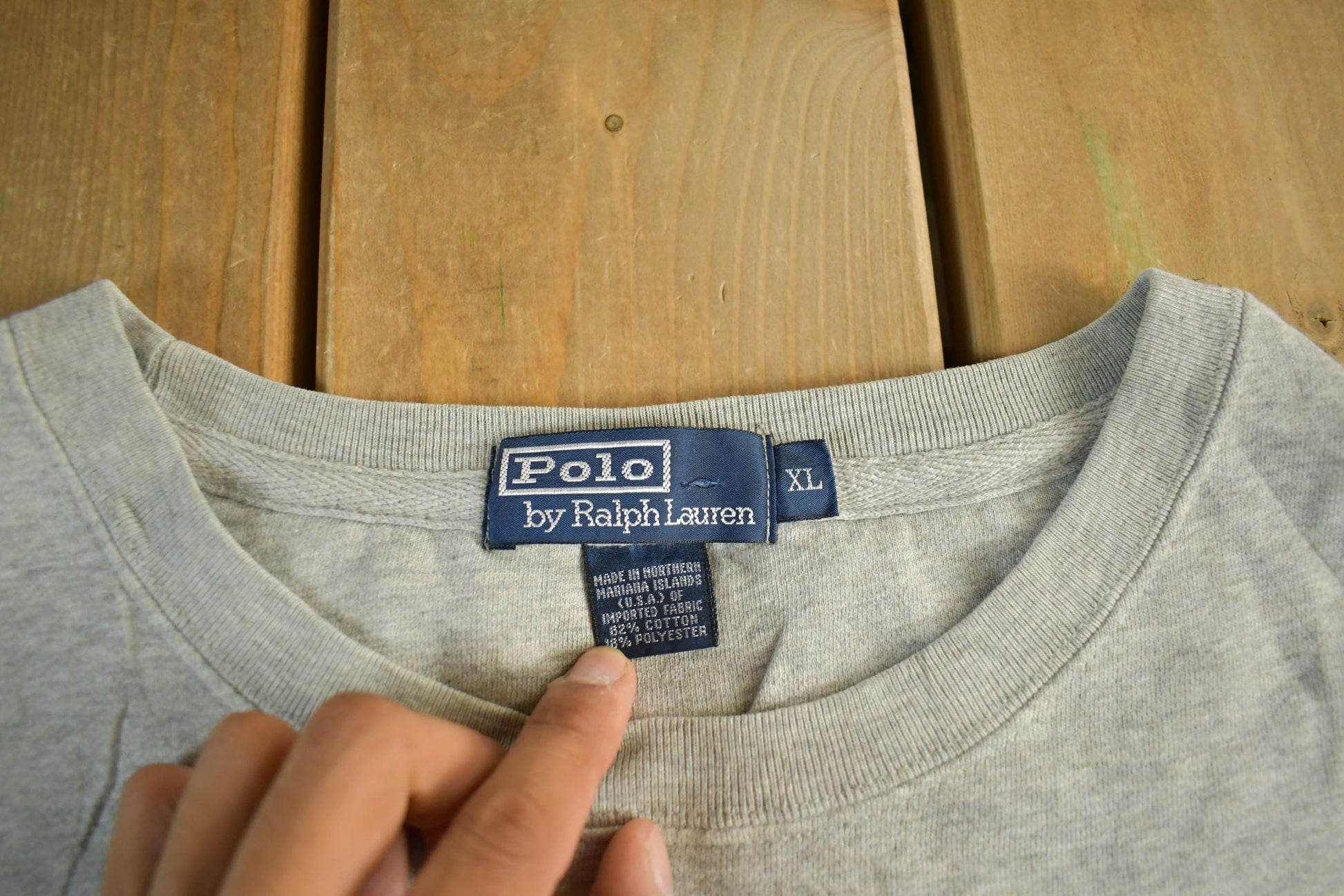 Polo Clothing > Gender Neutral Adult Clothing > Hoodies & Sweatshirts > Sweatshirts Vintage 1990s Polo By Ralph Lauren Crewneck Sweatshirt Mens XL