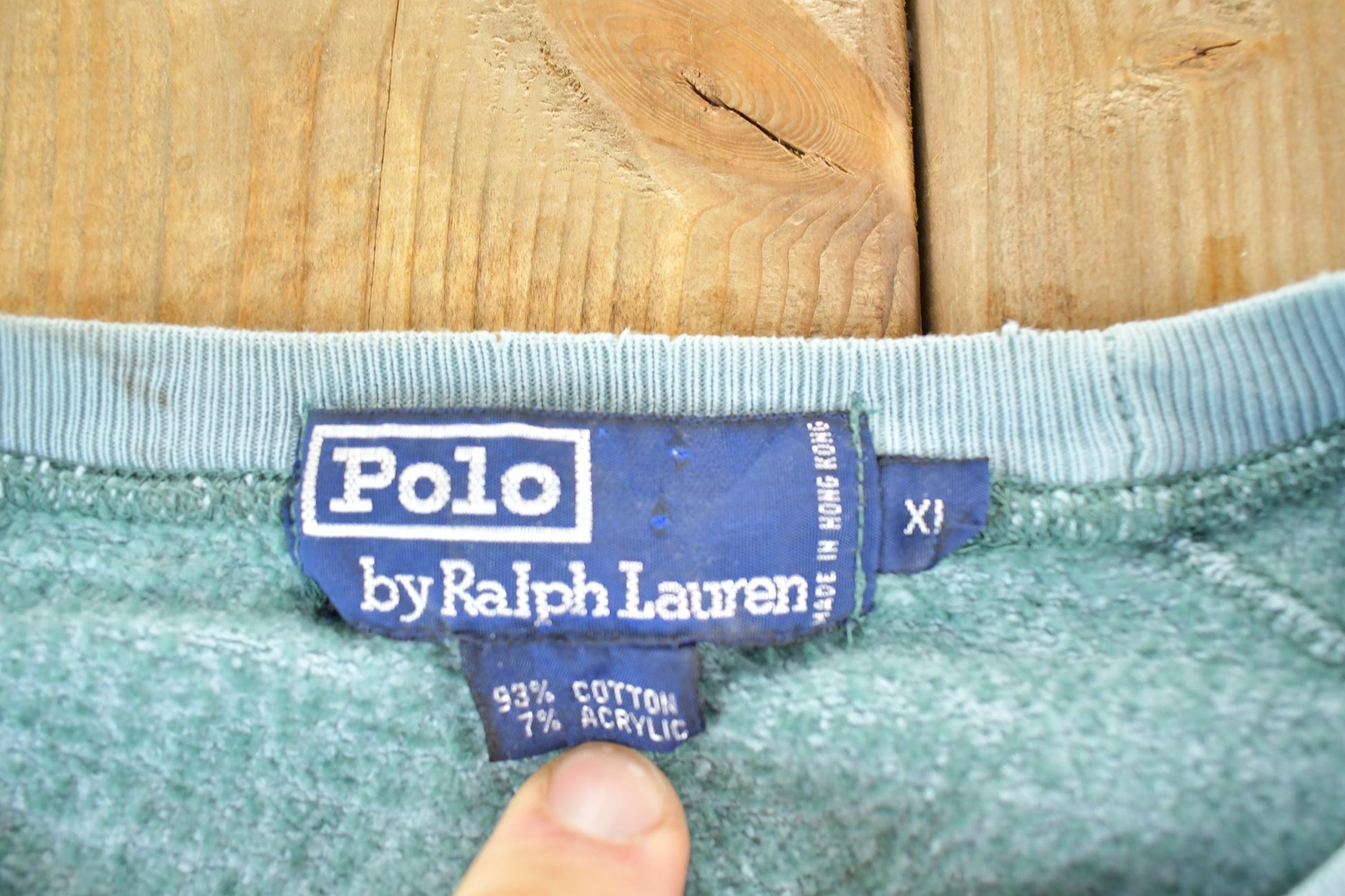 Polo Clothing > Gender Neutral Adult Clothing > Hoodies & Sweatshirts > Sweatshirts Vintage 1990s Polo By Ralph Lauren Crewneck Sweatshirt Mens XL