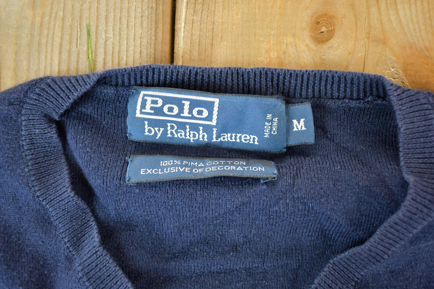 Polo Clothing > Gender Neutral Adult Clothing > Hoodies & Sweatshirts > Sweatshirts Vintage 1990s Polo By Ralph Lauren Knit Abstract Pattern V Neck Sweater Men's Small