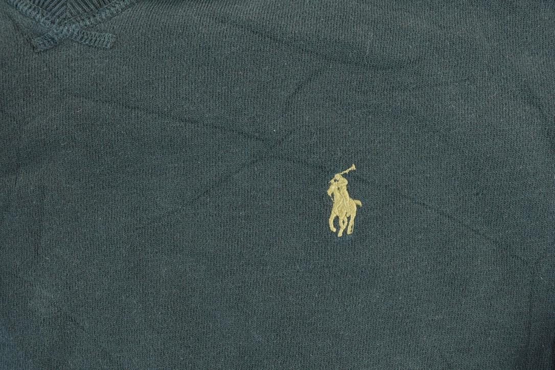 Polo Clothing > Gender Neutral Adult Clothing > Hoodies & Sweatshirts > Sweatshirts Vintage 1990s polo By Ralph Lauren mini Horse Logo Crewneck Sweatshirt Men's Small
