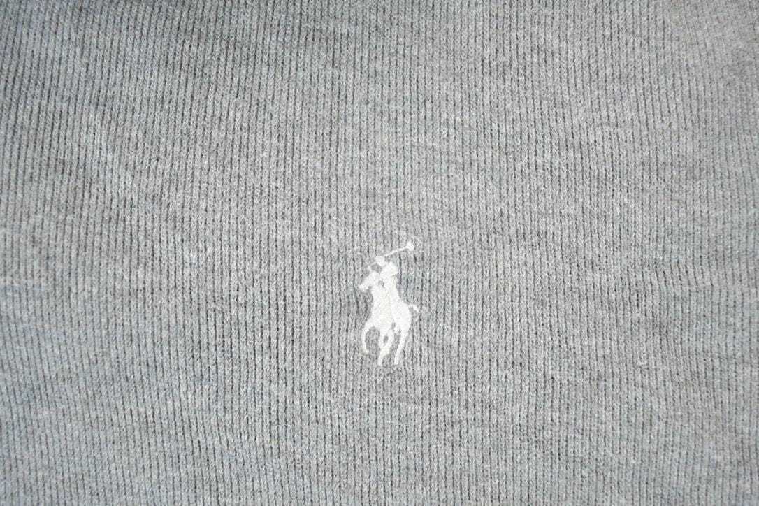 Polo Clothing > Gender Neutral Adult Clothing > Hoodies & Sweatshirts > Sweatshirts Vintage 1990s Polo By Ralph lauren Quarter Zip Knit Abstract Pattern Crewneck Sweater Men's Large