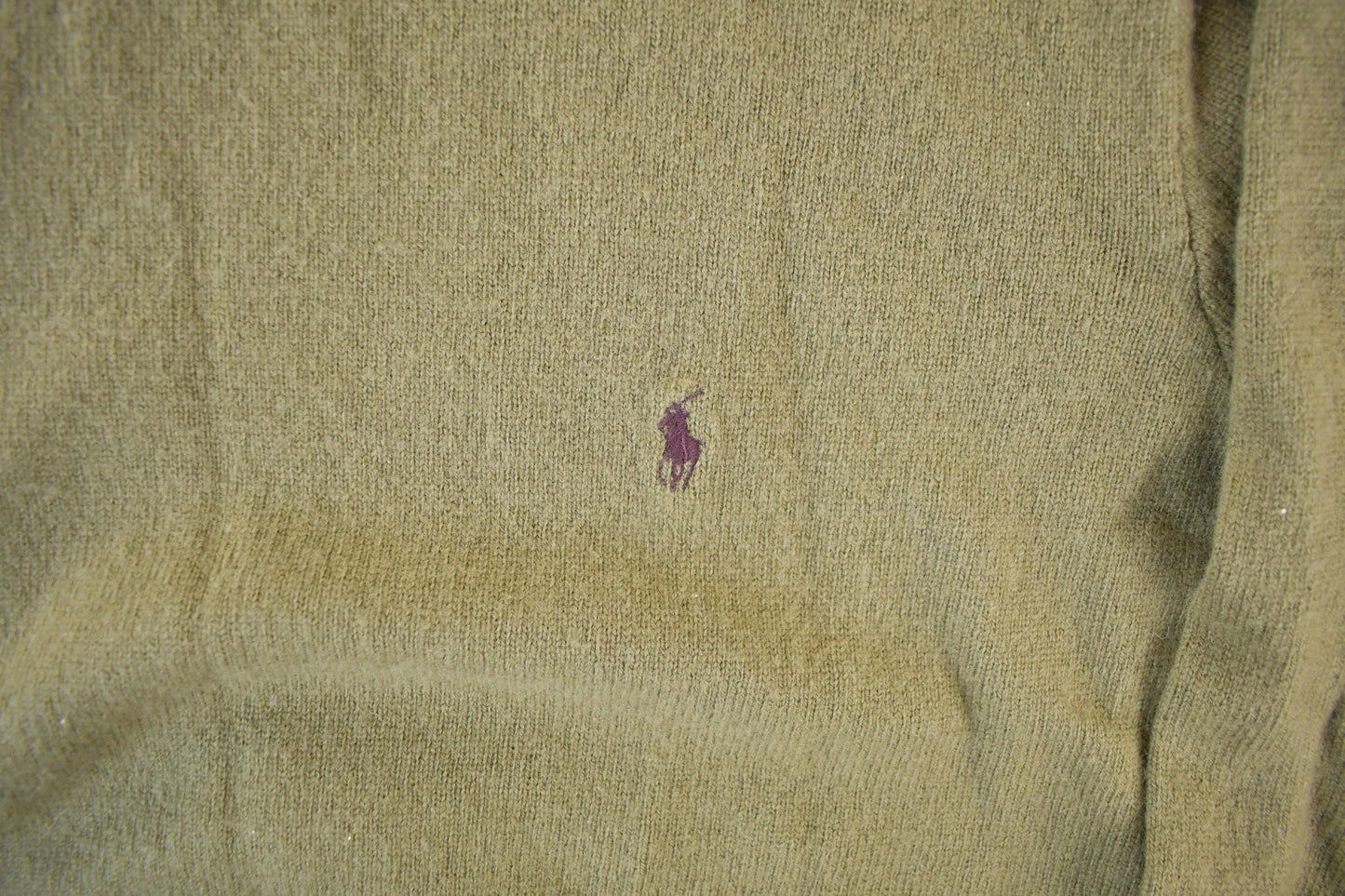 Polo Clothing > Gender Neutral Adult Clothing > Hoodies & Sweatshirts > Sweatshirts Vintage 1990s Polo Ralph Lauren Lambswool Knit Crewneck Sweater Men's Large