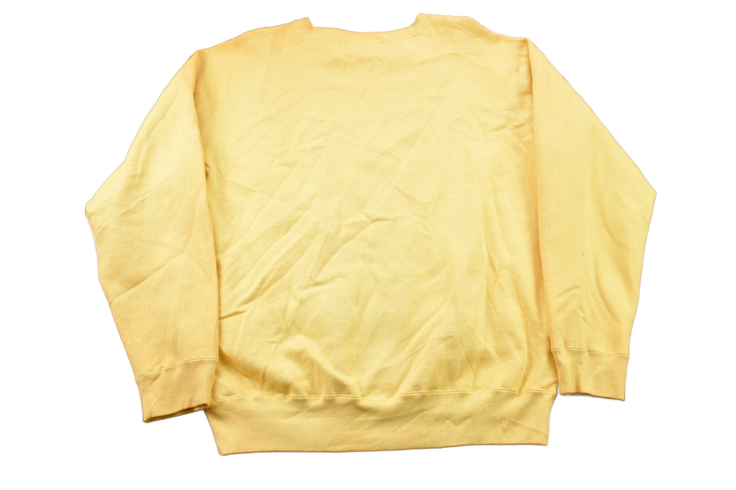Polo Clothing > Gender Neutral Adult Clothing > Hoodies & Sweatshirts > Sweatshirts Vintage 1990s Polo Ralph Lauren Yellow Crewneck Sweatshirt Men's XL