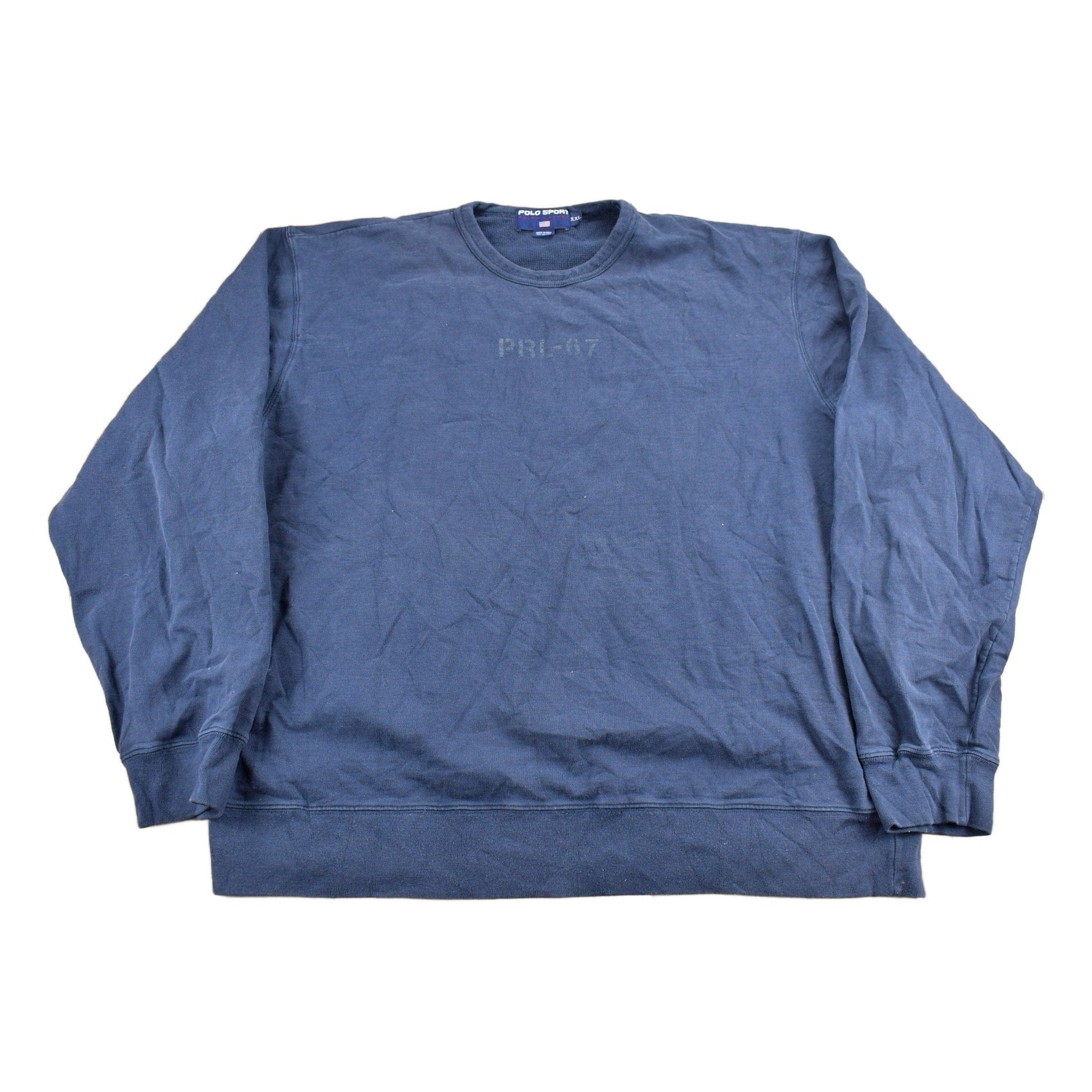 Polo Clothing > Gender Neutral Adult Clothing > Hoodies & Sweatshirts > Sweatshirts Vintage 1990s Polo Sport Ralph Lauren Crewneck Sweatshirt Men's 2XL