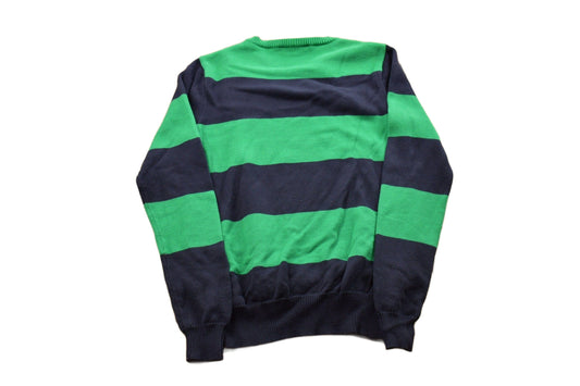 Polo Clothing > Gender Neutral Adult Clothing > Hoodies & Sweatshirts > Sweatshirts Vintage 1990s Ralph Lauren Sport Knitted Crewneck Sweater Men's 2XS