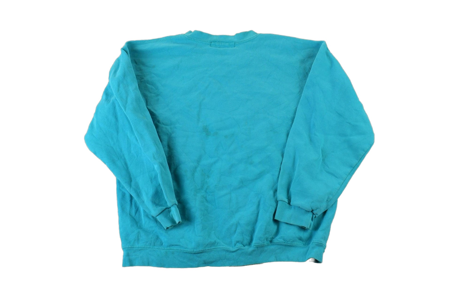 Polo Clothing > Gender Neutral Adult Clothing > Hoodies & Sweatshirts > Sweatshirts Vintage 1990s Ralph Lauren Teal Boxy Crewneck Sweatshirt Men's Large