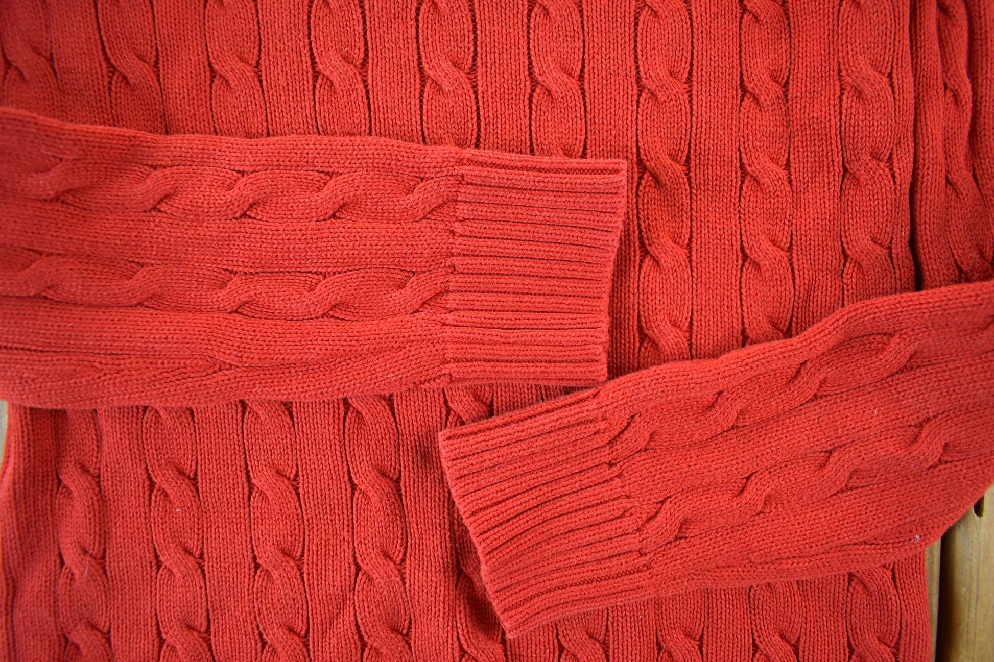 Polo Clothing > Gender Neutral Adult Clothing > Hoodies & Sweatshirts > Sweatshirts Vintage 2000s Lauren Ralph Lauren Knit Crewneck Sweater Women's Small