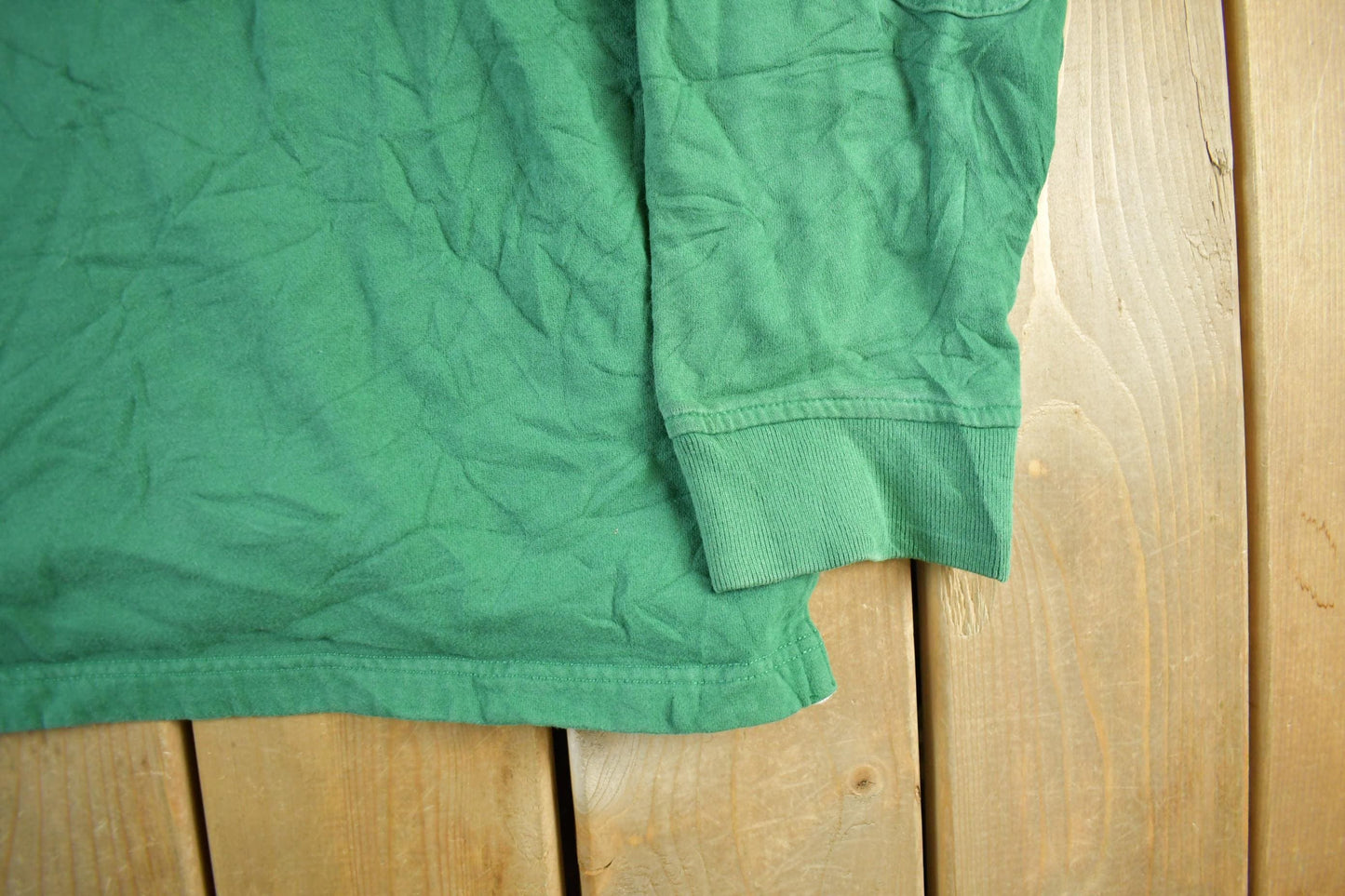 Polo Clothing > Gender Neutral Adult Clothing > Hoodies & Sweatshirts > Sweatshirts Vintage 90s Polo Ralph Lauren Green Rugby Shirt Men's XL