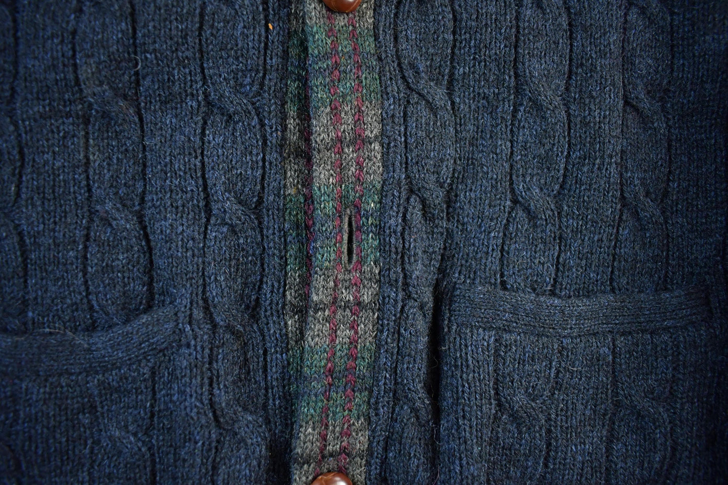 Polo Clothing > Gender Neutral Adult Clothing > Hoodies & Sweatshirts > Sweatshirts Vintage 90s Polo Ralph Lauren Wool Knit Cardigan Men's XL