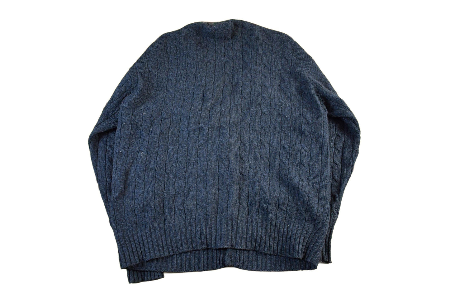 Polo Clothing > Gender Neutral Adult Clothing > Hoodies & Sweatshirts > Sweatshirts Vintage 90s Polo Ralph Lauren Wool Knit Cardigan Men's XL