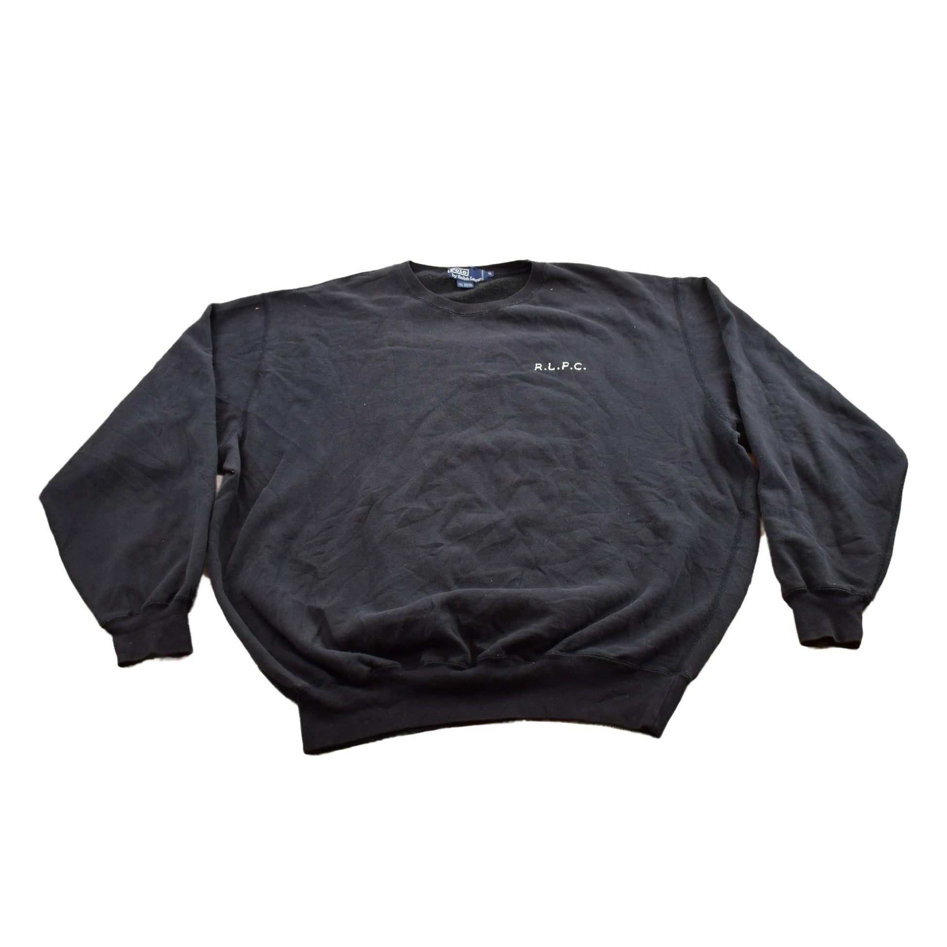 Polo Clothing > Gender Neutral Adult Clothing > Hoodies & Sweatshirts > Sweatshirts Vintage RLPC Polo by Ralph Lauren Crewneck Men's 2XL