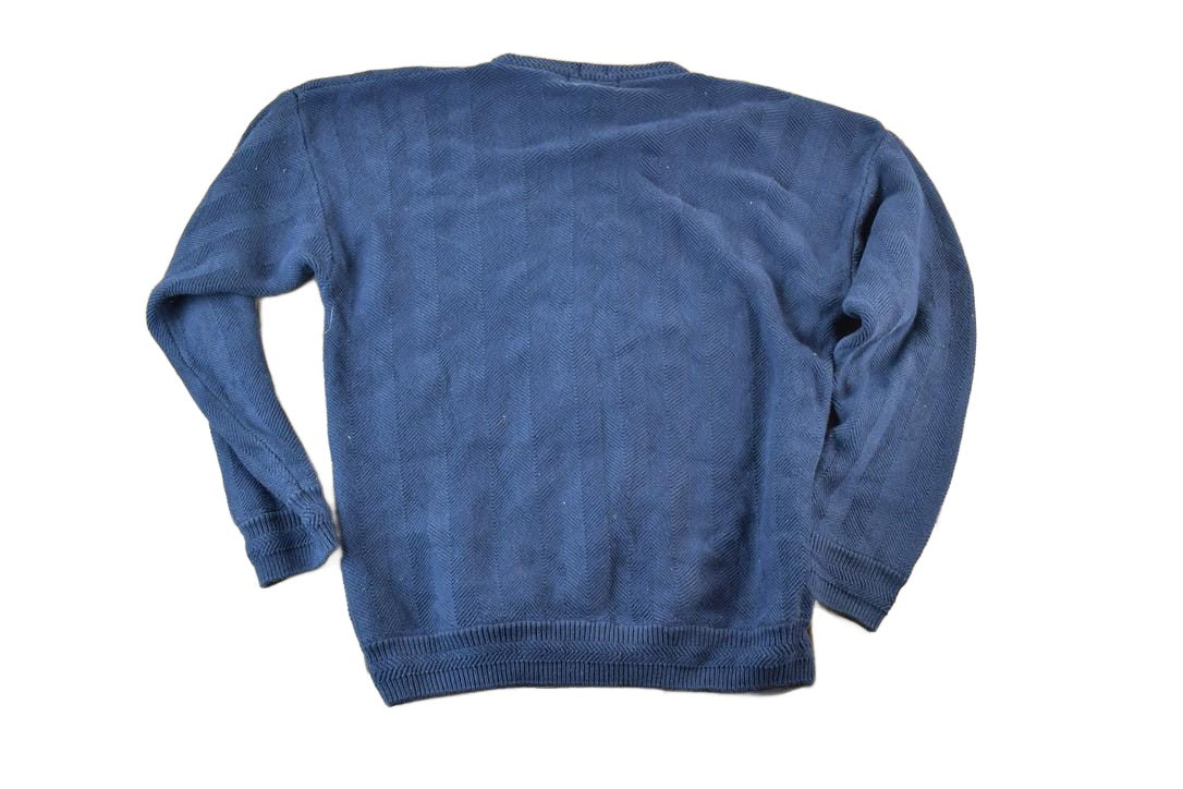 Polo Clothing > Gender Neutral Adult Clothing > Hoodies & Sweatshirts Vintage 1990s Chaps Ralph Lauren Knit Crewneck Sweater Mens M