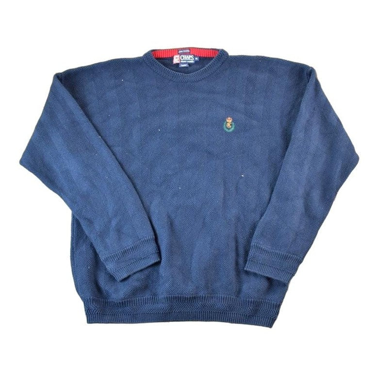 Polo Clothing > Gender Neutral Adult Clothing > Hoodies & Sweatshirts Vintage 1990s Chaps Ralph Lauren Knit Crewneck Sweater Mens M