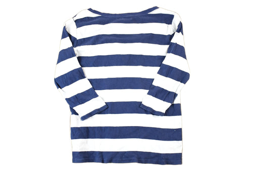 Polo Clothing > Gender Neutral Adult Clothing > Tops & Tees > T Shirts Vintage 1990s Lauren Ralph Lauren Striped Boating T-Shirt Women's XL