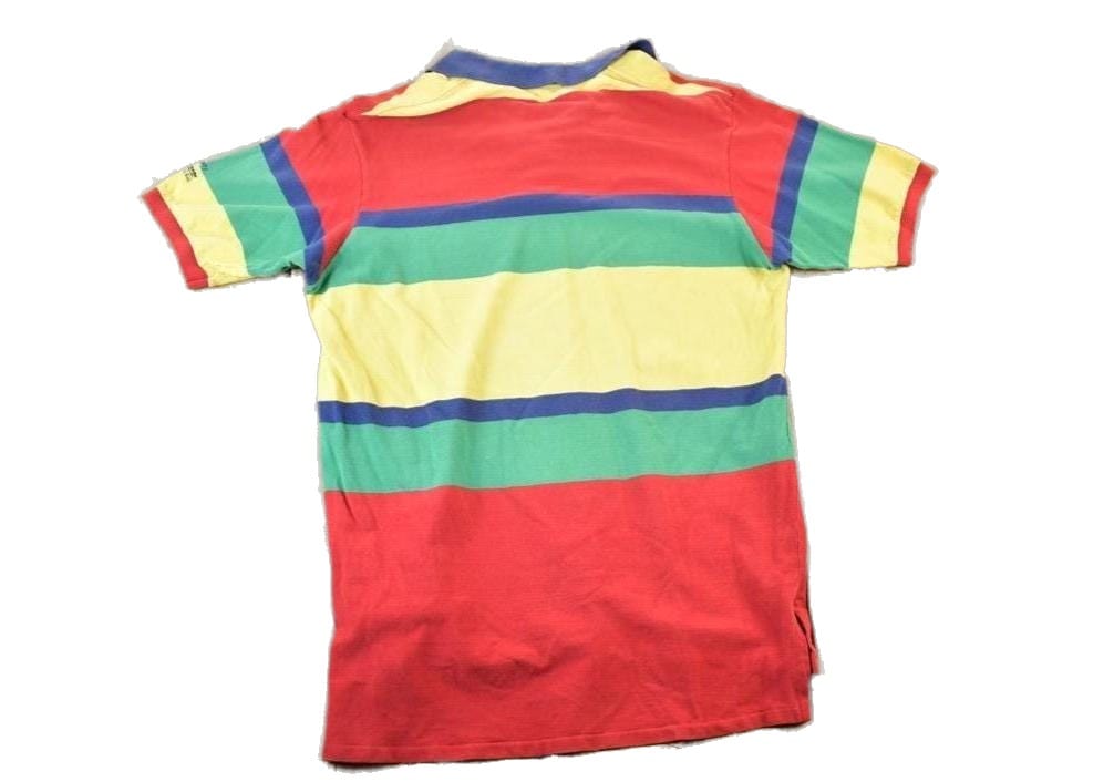 Polo Clothing > Men's Clothing > Shirts & Tees > Oxfords & Button Downs Vintage 1990s Polo By Ralph Lauren Quarter Button Short Sleeve Button Up Shirt Made In USA Men's XL