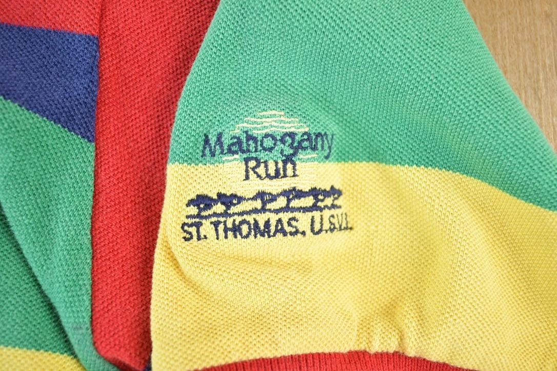 Polo Clothing > Men's Clothing > Shirts & Tees > Oxfords & Button Downs Vintage 1990s Polo By Ralph Lauren Quarter Button Short Sleeve Button Up Shirt Made In USA Men's XL