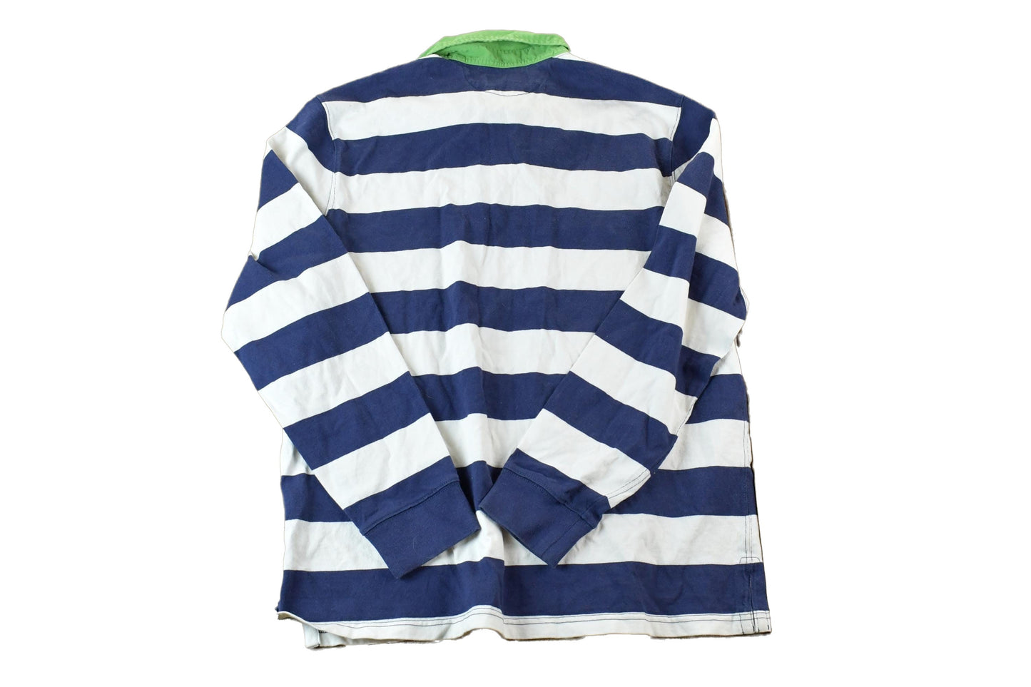 Polo Clothing > Men's Clothing > Shirts & Tees > Oxfords & Button Downs Vintage 1990s Polo By Ralph Lauren Quarter Button Up Long Sleeve Rugby Style Shirt