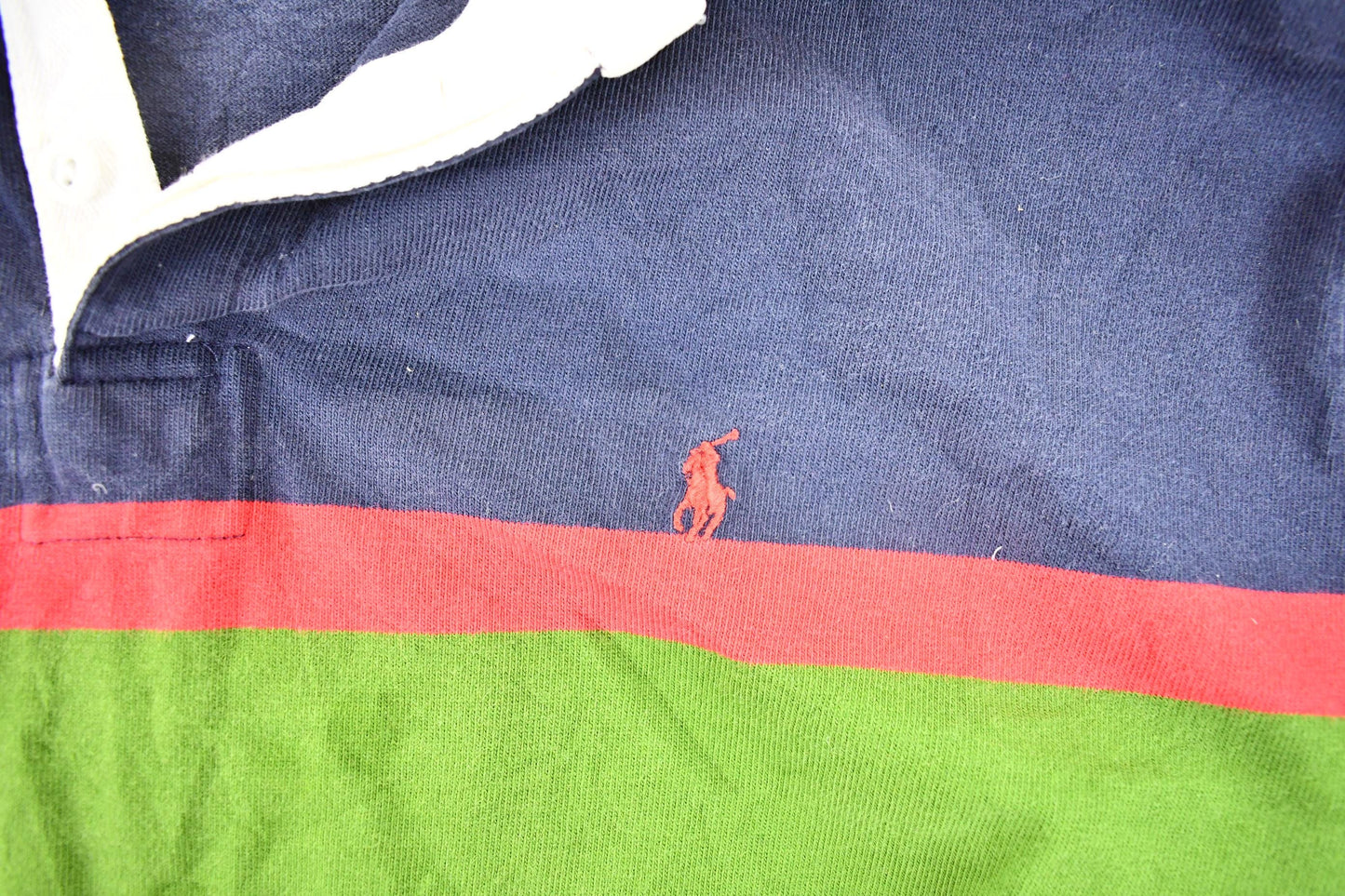 Polo Clothing > Men's Clothing > Shirts & Tees > Oxfords & Button Downs Vintage 1990s Polo By Ralph Lauren Quarter Button Up Polo Shirt Mens XL
