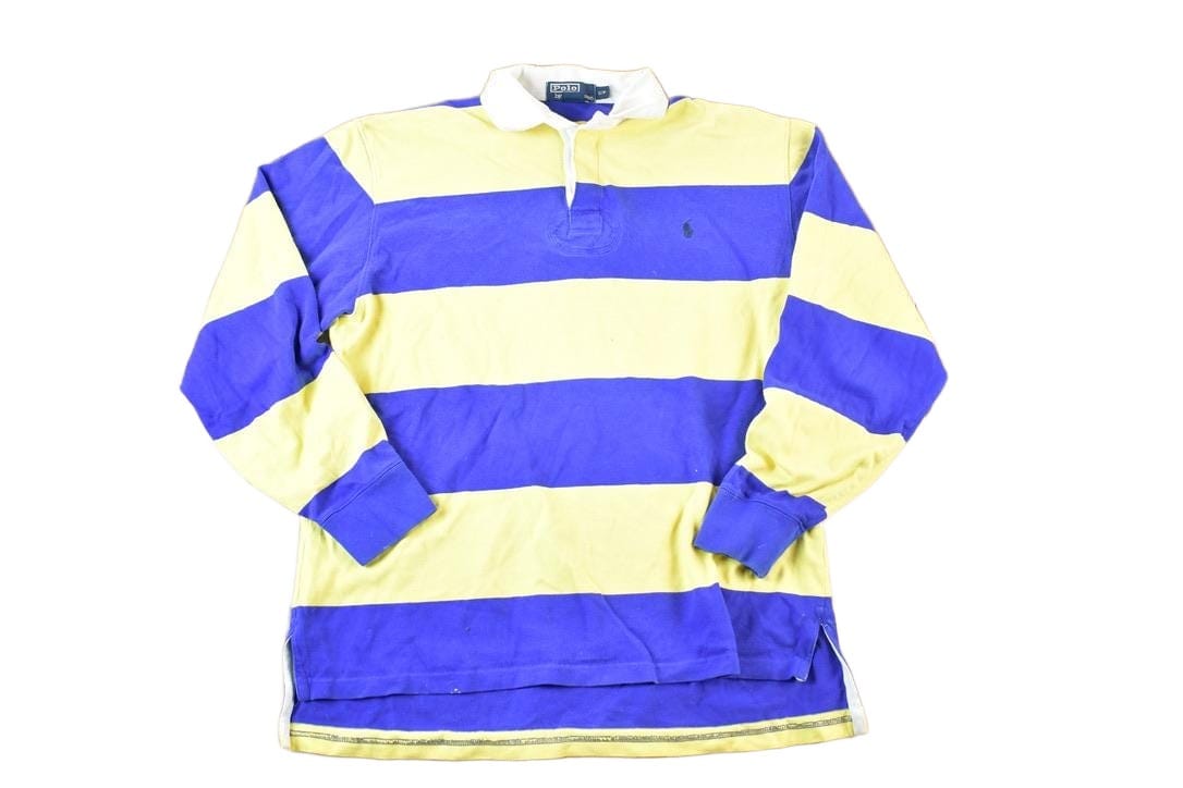 Polo Clothing > Men's Clothing > Shirts & Tees > Oxfords & Button Downs Vintage 1990s Polo By Ralph Lauren Quarter Button Up Shirt Mens S