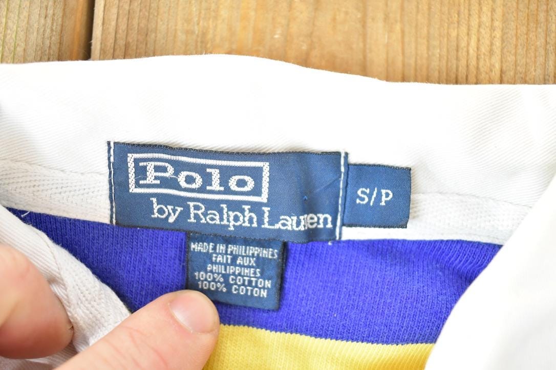 Polo Clothing > Men's Clothing > Shirts & Tees > Oxfords & Button Downs Vintage 1990s Polo By Ralph Lauren Quarter Button Up Shirt Mens S