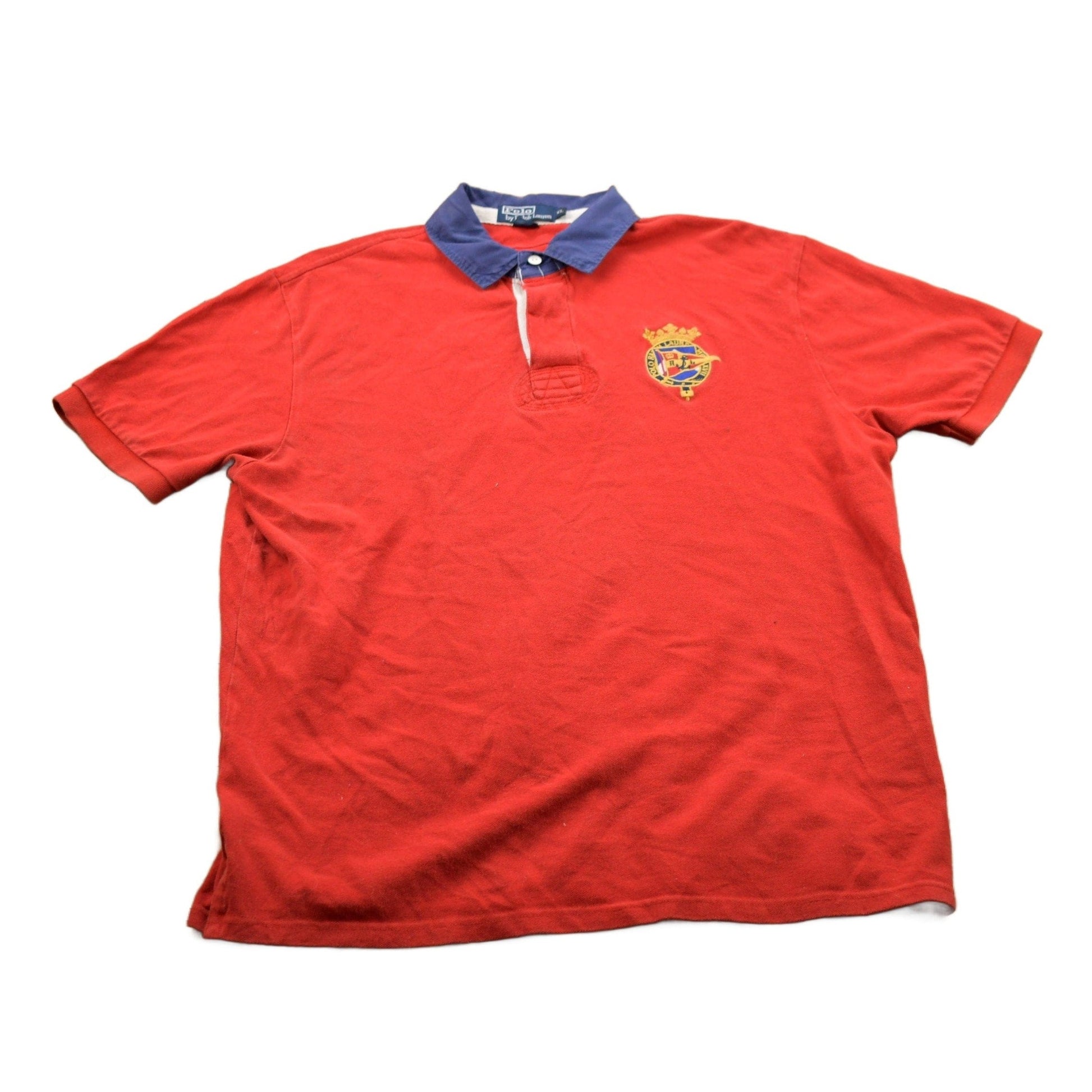 Polo Clothing > Men's Clothing > Shirts & Tees > Oxfords & Button Downs Vintage 1990s Polo Ralph Lauren Blank Button Up Shirt Men's XL